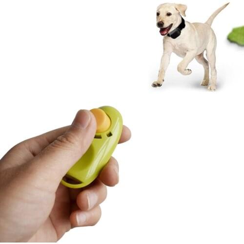 Pet Dog Training Toy Outdoor Dog Clicker Dog Training Device Multi-color with Keychain Portable Dog Training Tool Pet Supplies