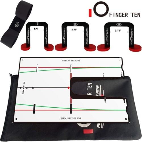Golf Putting Mirror Alignment Training Aid Tool With Pouch Bag Arm Band Trainer Practice Gates Outdoor Indoor Use Drop Shipping