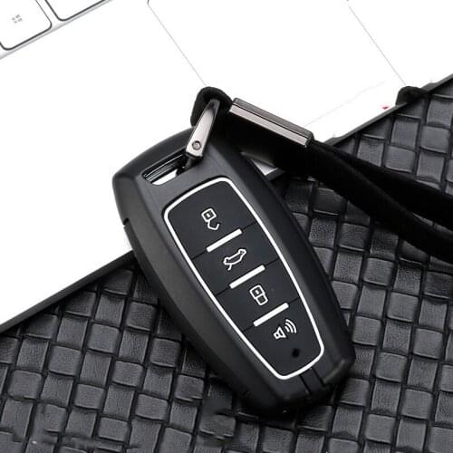 Carbon alloy+Silicone car key case cover keychain for Great Wall Haval H6 2015 C50 H7 H4 H9 F5 F7 H2S H6 Coupe H1 H2