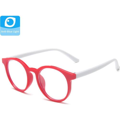 Newest Boys UltraLight Glasses Kids Anti Blue Light Children Eyewear Girls Eyeglasses Clear Lens PC Frame