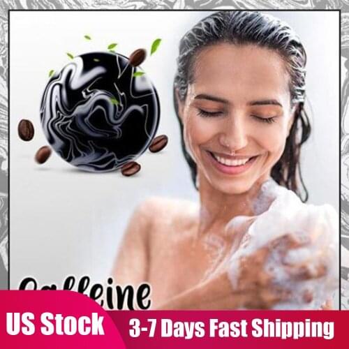 Volcanic Clay Coffee Slimming Soap Bar Oil Control Cleansing Acne Exfoliation Skin Whitening Body Slimming Handmade Bath Soap