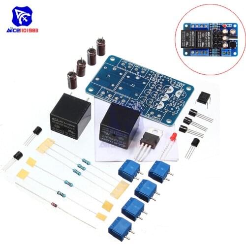 DIY Kit Speaker Protection Board Component Dual Channel Audio Amplifier DIY Boot Delay DC Protection Board for Stereo Amplifier