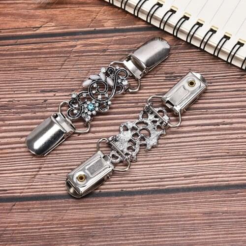 Sweater Blouse Shawl Clips Vintage Cardigan Clip for Women Shirt Collar Retro Duck Clip Clasps Shawl Brooch Charm Gift