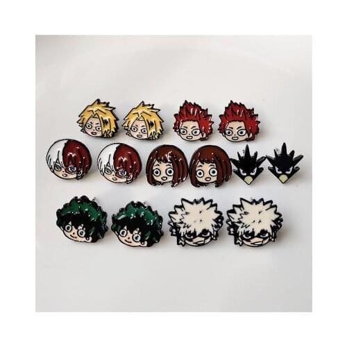 IVYYE My Hero Academia Role Fashion Anime Cartoon Earring Cute Animal Stud Earrings Women Girls Jewelry Party Birthday New Gifts