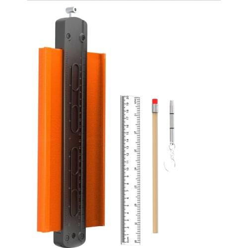 10 Inch Contour Gauge Profile Tool with Metal Lock Original Shape Copy Replicator for Working Contour Gauge