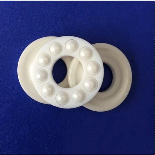 10pcs 51100 51101 51102 51103 51104 ZrO2 full ceramic Axial Ball Thrust Bearing 10x24x9 12x26x9 15x28x9 17x30x9 20x35x10 mm