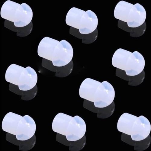 100PCS earphone replacement Silicone Earbud eartip For Mot**rola Kenw**d Ic*m Ba*feng Radio Surveillance Acoustic tube earkits