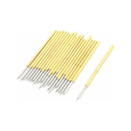 20 Pcs P100-B1 1.5mm Concave Round Tip 33.3mm Length Test Probes Pin