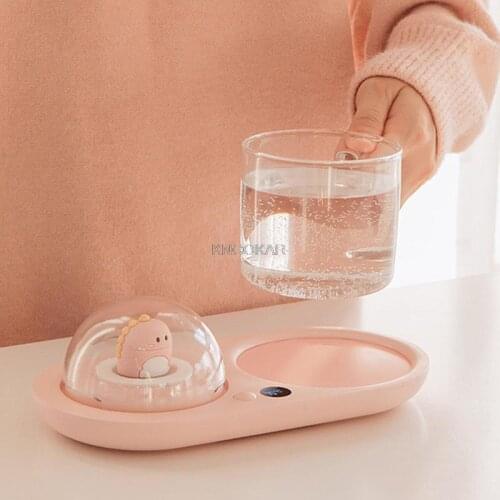20W Cup Heater Cup Warmer Mug Heating Coaster 3 Gear Smart Thermostatic Heating Pad Coffee Milk Tea with Aromatherapy Function