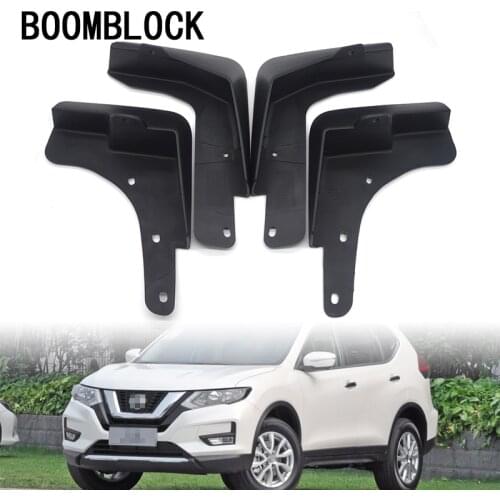 4pcs Car Front Rear Mud Flaps Mud Flap Mudguards Fender For Nissan X-Trail T32 Rouge Accessories 2014 2015 2016 2017