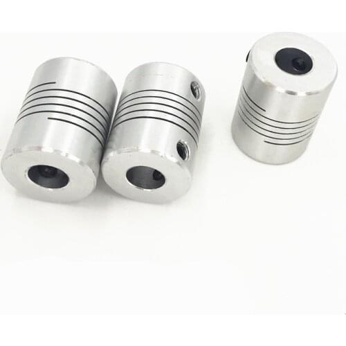 5pcs 5x5mm Cnc Motor Jaw Shaft Coupler 5mm To 5mm Flexible Coupling Od 18x25mm 5*5mm