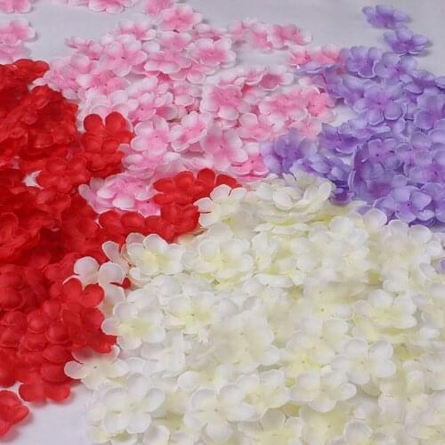 500G Denisfen Rose Flowers Petals Artificial Silk Cherry Blossom Petal Fake Flower Wedding Decoration Home Accessories AFP200105
