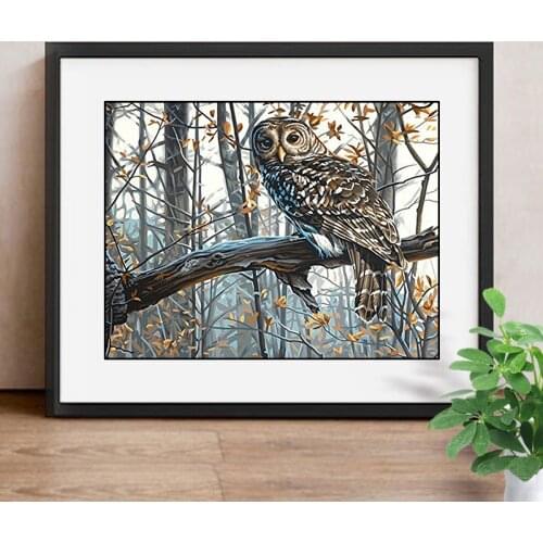 Diamond Painting Owl Diamond Embroidery Animal Full Kits Gift Needlework Rhinestone Picture Tree Decoration Home