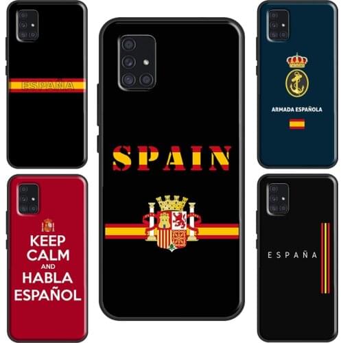 Spain Coat of Arms Flag For Samsung A21S A20e A11 A31 M31 M30S Case For Galaxy A40 A10 A71 A70 A51 A50 Cover