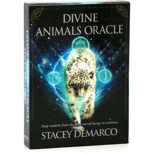 2021 Top Divine Animals Oracle 44 Cards Deck Deep Wisdom Tarots Family Party Board Game