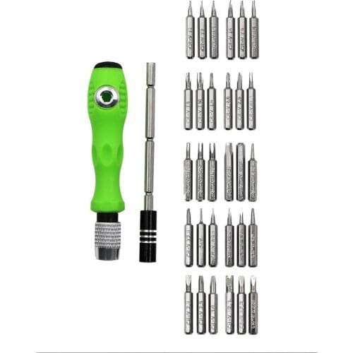 Hot 32 In 1 Professional Tips Magnetic Bits Screw Driver Multifunction Screwdriver Set Mini Tool Case For Repair Screwdriver Bit