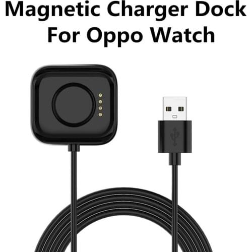 Magnetic Charger Dock For Oppo Watch Smart Watch Charger Magnetic Suction Base 46/41mm Charging Cable For Oppo Watch