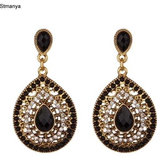 Fashion Boho Drop Earrings For Women Jewelry Vintage Silver Color Long Earrings Bohemian Earrings set bijoux E3071