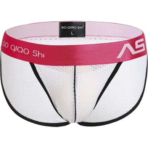 2021 Brand Penis Sexy Underwear Briefs Men Mesh Sexy Underpants Cueca Masculina U Pouch Nylon Male Panties Male Solid Briefs