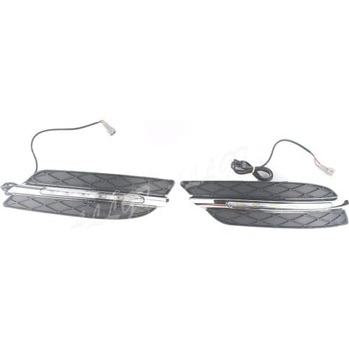 Newest Style For Benz W245 B180 2008 2009 2010 Left&Right White Daytime Running Light DRL