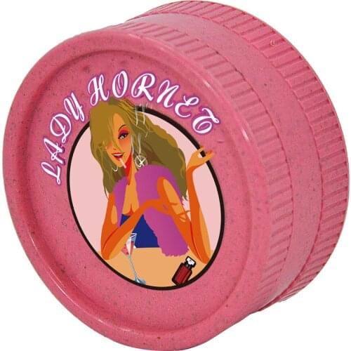 New 56mm Biodegradable PE Tobacco Herb Grinder 2-Layer Weed Grinder Cigarette Miller Crusher Machine Smoking Accessories