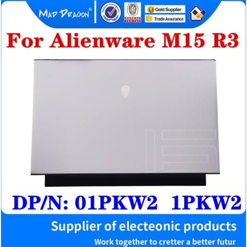 New Original LCD Top Cover LCD Back Cover For Dell Alienware M15 R3 Laptop White LCD COVER - A shell 01PKW2 1PKW2 PK37B00WC12