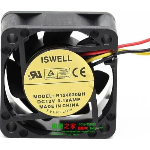 NEW FOR EVERFLOW R124020BH Double Ball bearing 4CM 4020 high air volume cooling fan