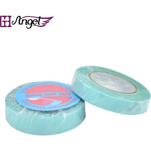 Wholesale 60rolls 1cm*3yard Super Hair Tape Anti-allergy Double Side Adhesive Tape for Lace Frontal Wig Hair Extension Attaching