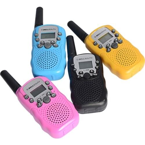 Baofeng T-3 Mini Walkie Talkie UHF 462.550-467.7125MHz Two-way Radios 0.5W 22CH For Kid Children Toy LCD Display Sister T-388