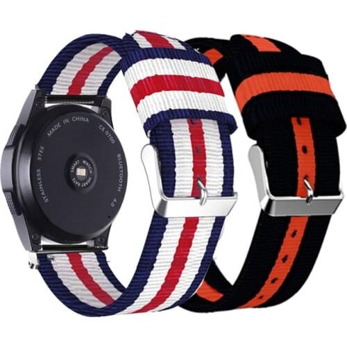 20mm 22mm huami amazfit bip strap For Samsung gear sport s2 classic s3 Frontier galaxy Watch active 45 Band huawei GT 2 46mm pro