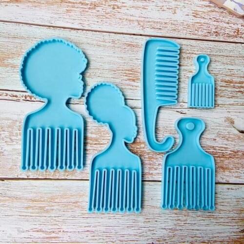 Irregular Silicone Mold Comb DIY Series Resin Molds DIY Crafts Casting Tool