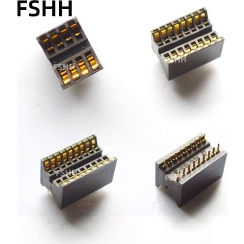 300mil 7.62cm DIP8 DIP16 DIP18 DIP20 DIP24 test socket 2.54mm DIP chip socket aging test socket