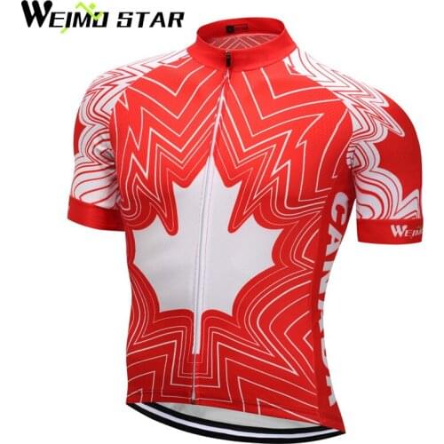 WEIMOSTAR Team Country Model Cycling Jersey Summer MTB Bicycle Clothing Ropa Ciclismo Bike Clothes Sportswear Riding Tops