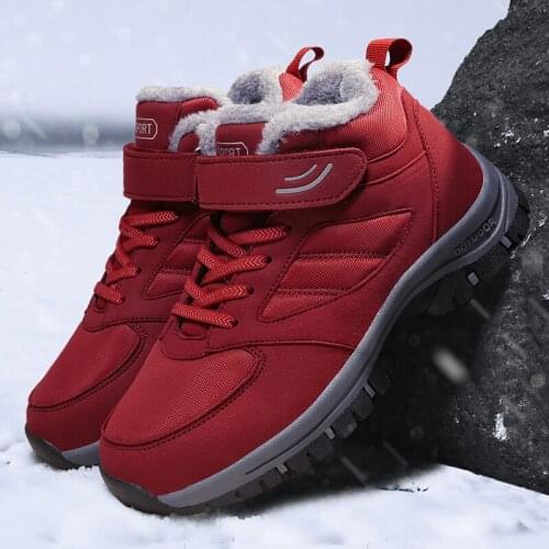 Women Casual Shoes Unisex Winter Snow Boots Women Fashion Sneakers Trend Keep warm Shoes Women Vulcanize Outdoor Non-slip Shoes