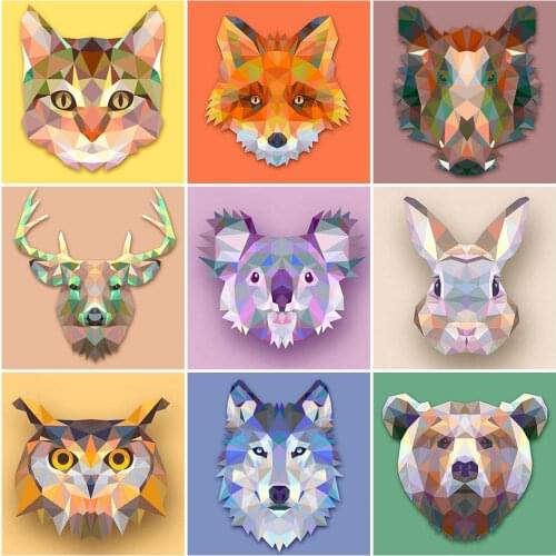 Animals Needlework,DIY Patterns Deer Cross Stitch,Sets For Embroidery Kit Full Embroidery Simple European Cross-Stitching