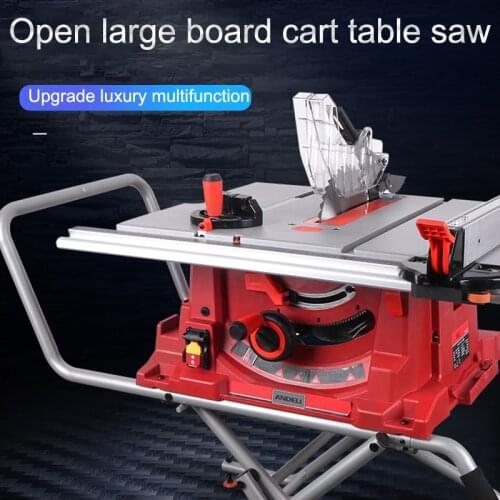 10 inch Electric Industrial Multifunction Wood Board Saw Push Table Saw Machine For Wood Plastic Aluminum Cut