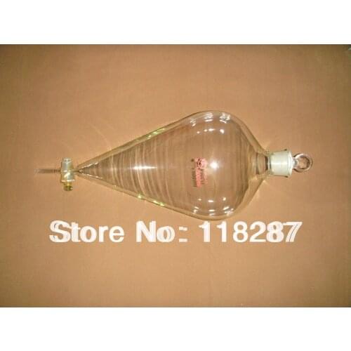 5000mL (5L) Pyriform Separatory funnel, dropping funnel with straight tip