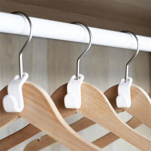 6pcs/set S Shaped Hook for Connecting Hangers HandBag Hat Scarf Coat Hanger Closet Organizer Clothes Hook Space Saving Hanger