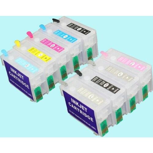 9 color CIS Ink System / Refillable ink cartridge T1571-T1579 for Eps on R3000