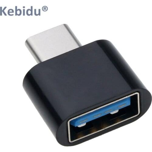 KEBIDU USB Type C To USB 3.0 Adapter USB3.0 OTG Adapter Type C USB-C USB Female to Type C Male Converter for Android Phone