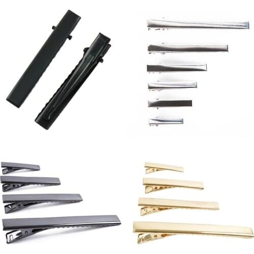 David accessories 25pcs Metal Gold Silver Alligator Clips Hairpin For Bows Kids Girls DIY Hair Accessories Tools,25Yc12579