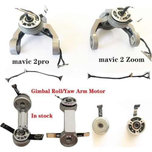 For DJI Mavic 2 Pro Zoom Gimbal Camera Roll/Yaw Arm /motor (Need to calibrate)In stock Repair parts