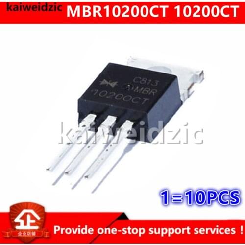 Kaiweikdic New imported original MBR10200CT MBRF10200CT 10A/200V Schottky diode fast recovery rectifier Integrated circuit