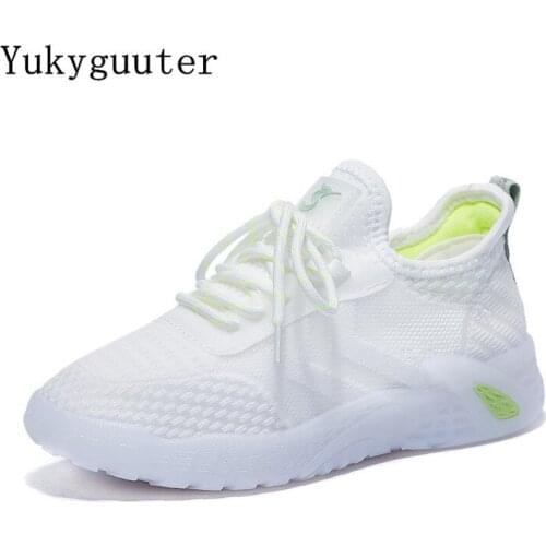 Women Sneakers Running Shoes Outdoor Sports Summer Breathable Mesh Fashion Boots Female Walking Jogging Lace Up Flat Lightweight