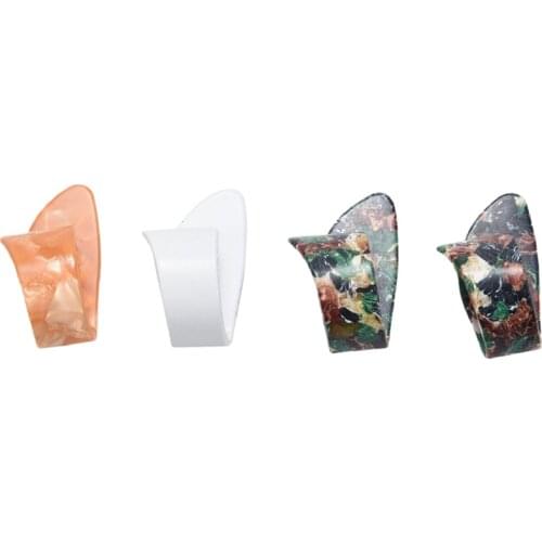 4 Pieces Thumb Finger Guitar Pick Celluloid Mediator Thumbpick for Acoustic Electric Guitarra Thickness