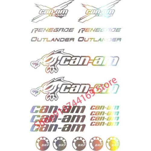 For Can-am CANAM TEAM Brp Renegade Outlander Sticker Sticker Quad 20 Pieces Pcs