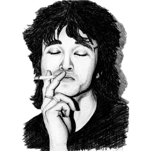 S40552# Self-adhesive Decal Tsoi is Alive! Car Sticker Waterproof Auto Decors on Bumper Rear Window