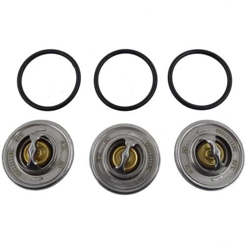 3Pcs Cooling system temperature control 82 degrees Celsius thermostat 050 121 113 H for Golf Bora Passat Polo A3 A4 050121113H