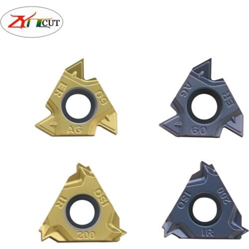 10PCS 11ER 11IR 16ER 16IR AG60 Metric universal thread blade ,AG55 English universal thread insert,Internal and external thread
