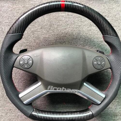 Carbon Fiber Steering Wheel Customized High Quality For Mercedes-benz ML300 ML300 W164 ML 63 AMG 2010
